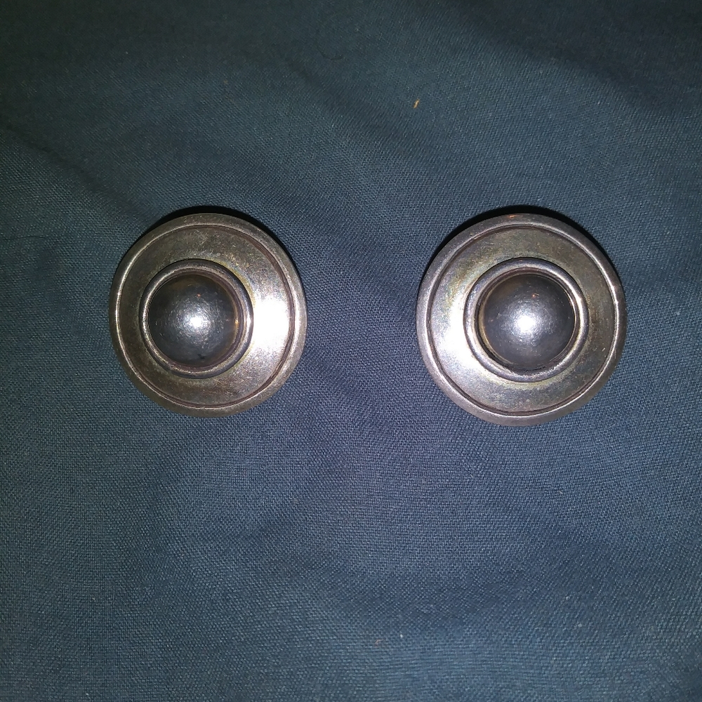 Antique .925 Taxco silver earrings
